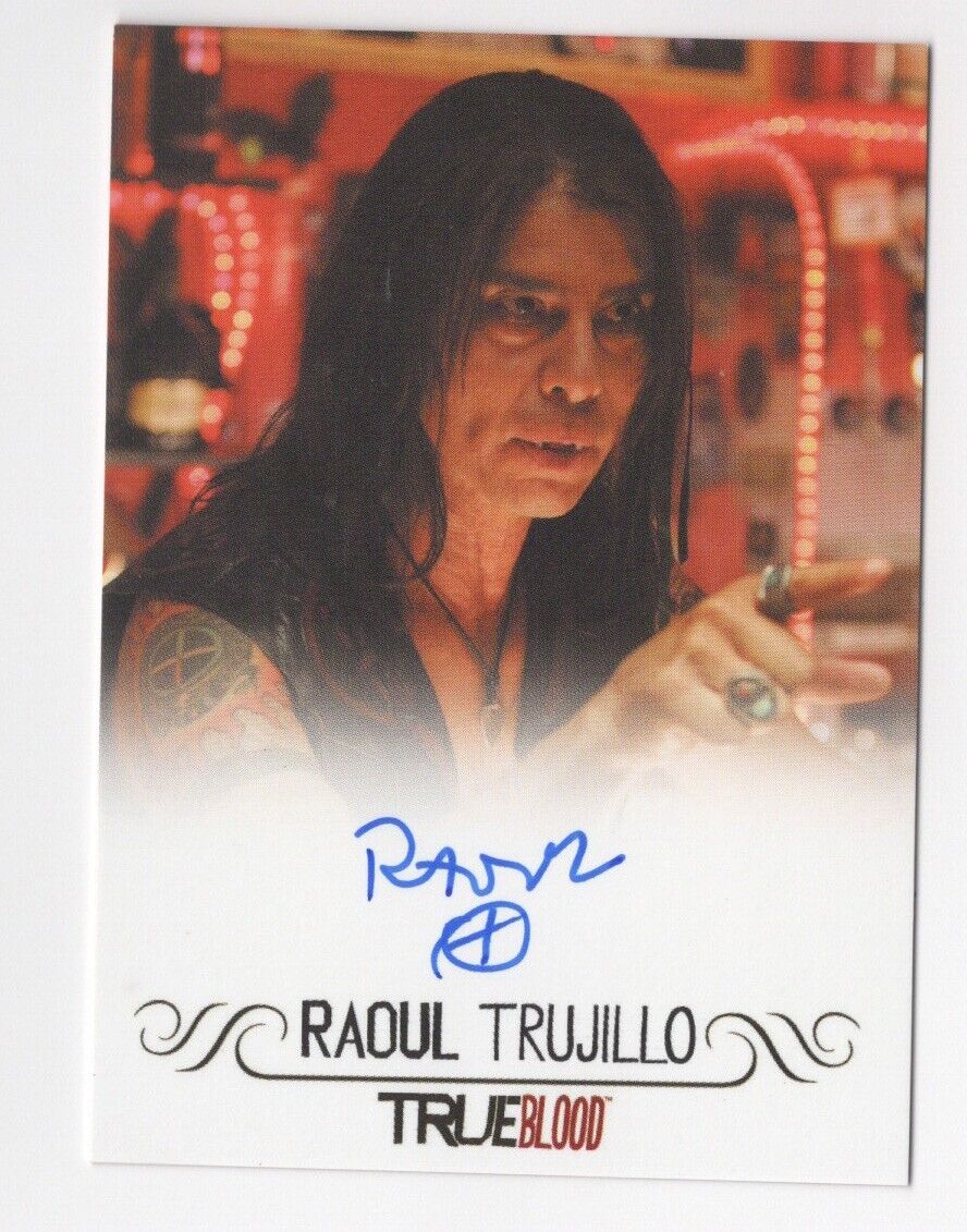 Raoul Trujillo / Longshadow 2012 TRUE BLOOD Premiere Edition Autograph Card