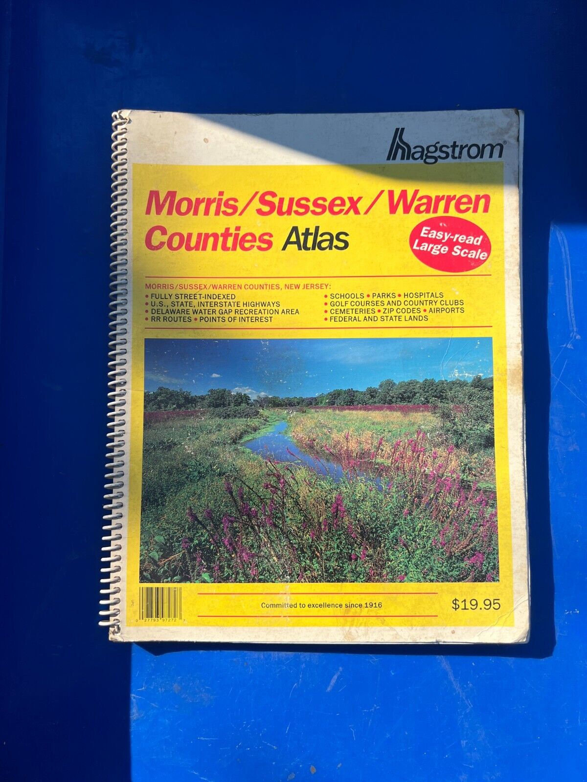 Hagstrom Morris/Sussex/Warren Counties Atlas Large Scale Edition 1997