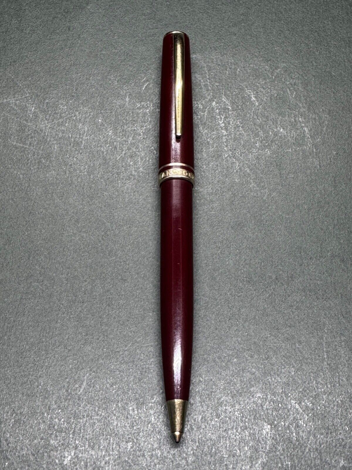[Excellent++] MONTBLANC GENERATION Burgundy Bordeaux Vintage Twist Ballpoint Pen