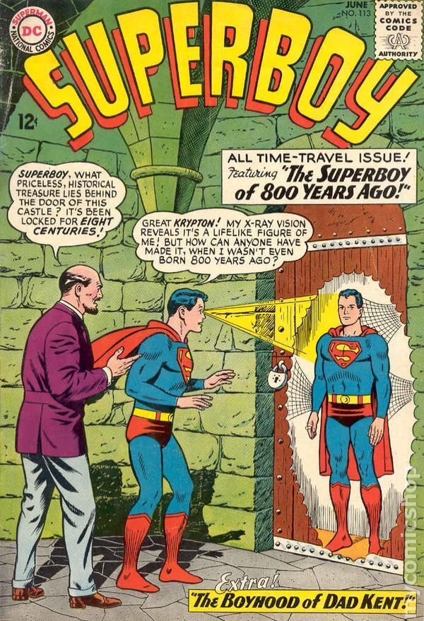 Superboy #113 VG- 3.5 1964 Stock Image Low Grade