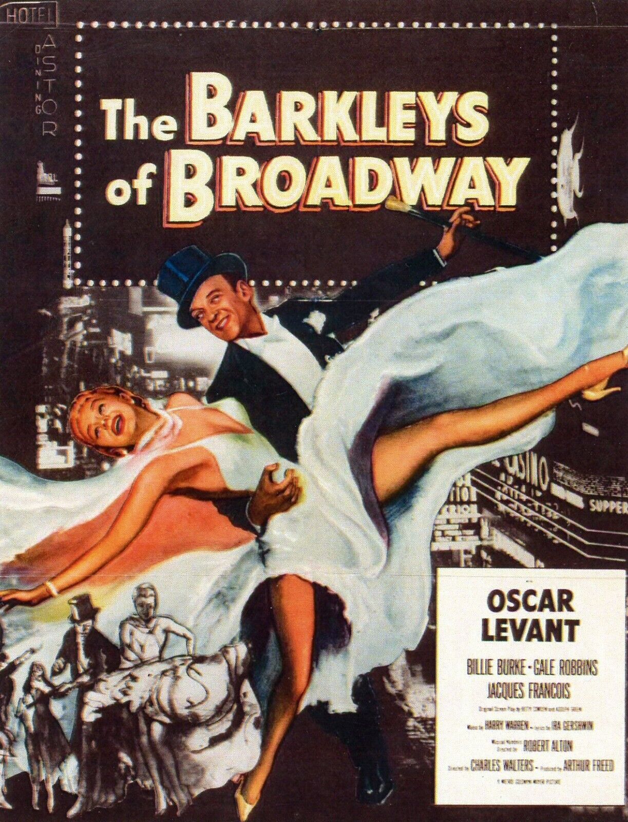 The Barkleys of Broadway (1949 Film) Reproduction from a Movie Poster --POSTCARD