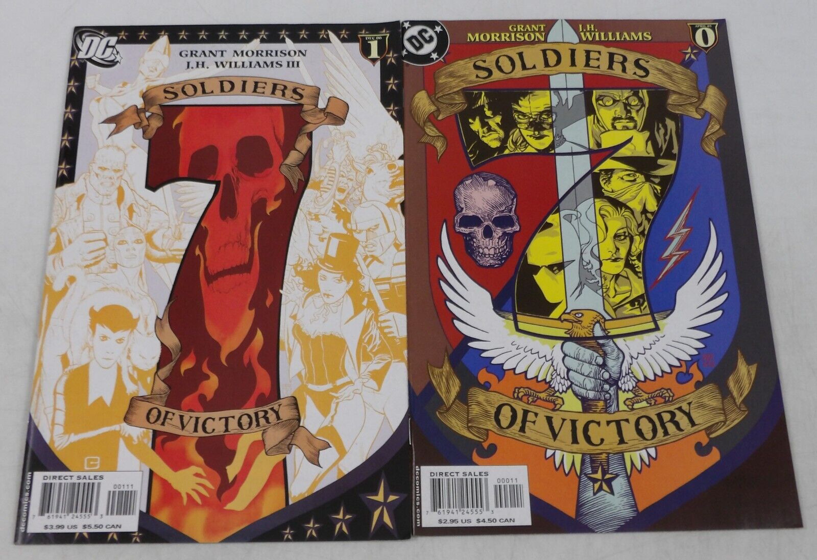 Seven Soldiers of Victory #0-1 VF/NM complete series - Grant Morrison DC Comics