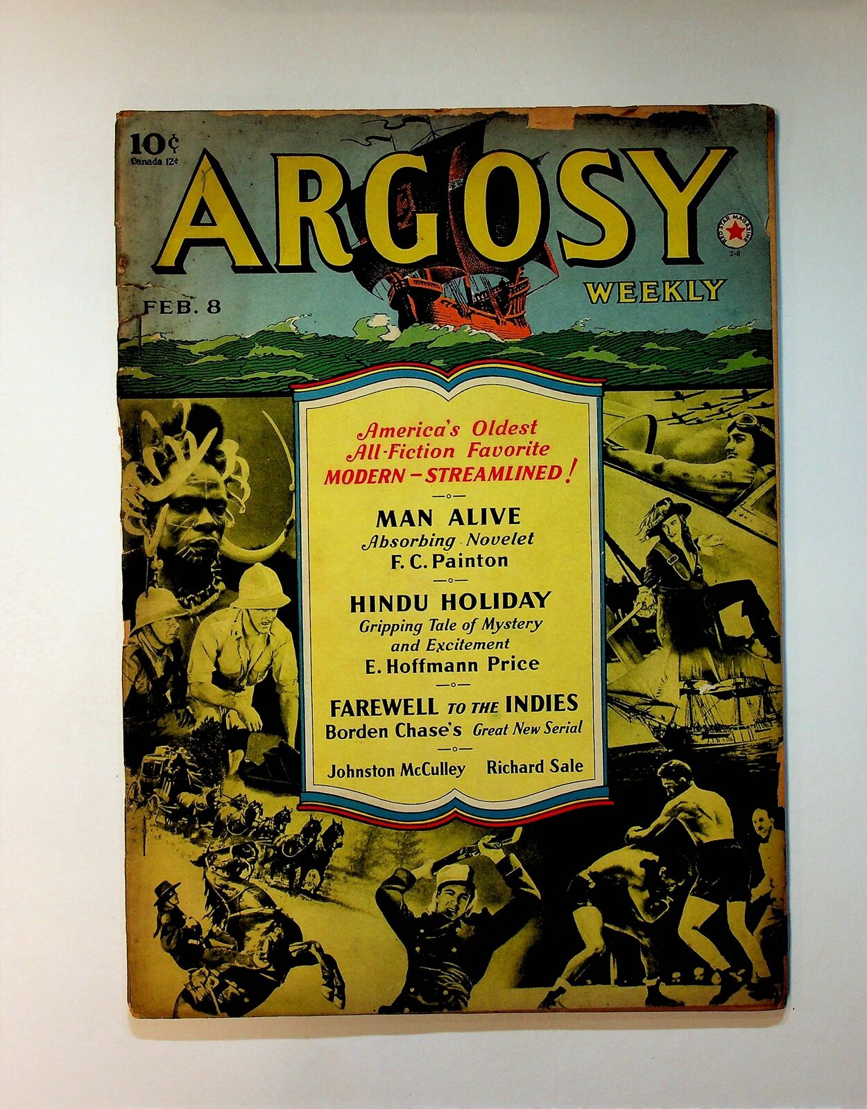 Argosy Part 4: Argosy Weekly Feb 8 1941 Vol. 305 #4 FR