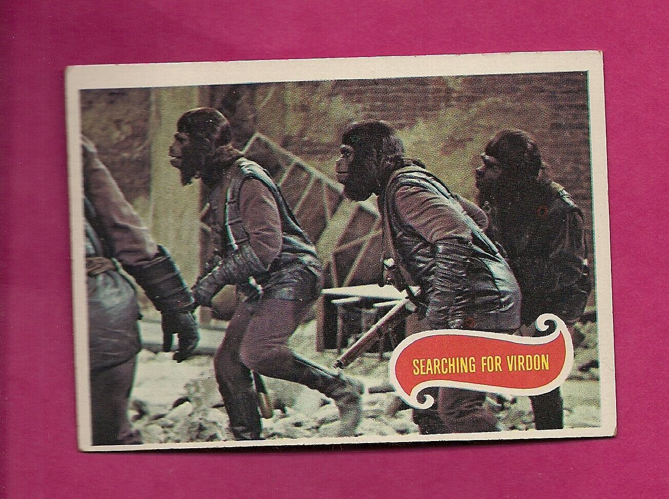 RARE 1975 # 32 PLANET OF THE APES SEARCHING FOR VIRDON EX-MT CARD (INV# A2530)