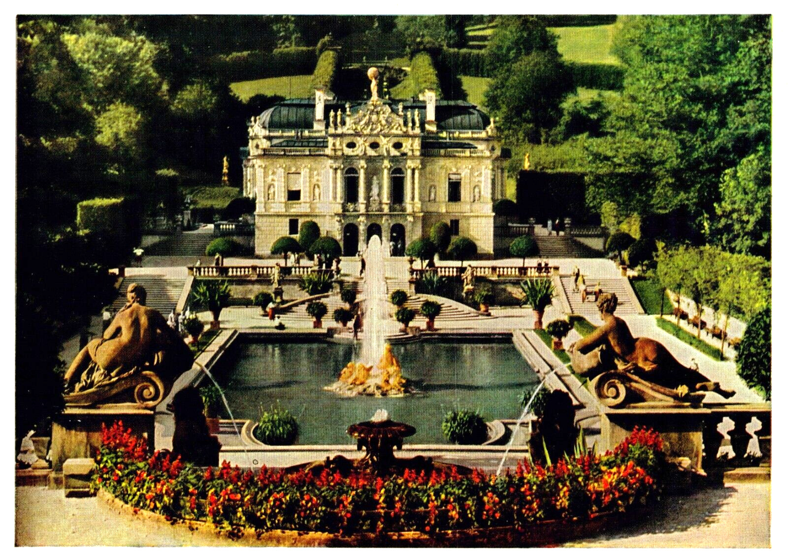 Royal Castle Linderhof Germany Postcard M16
