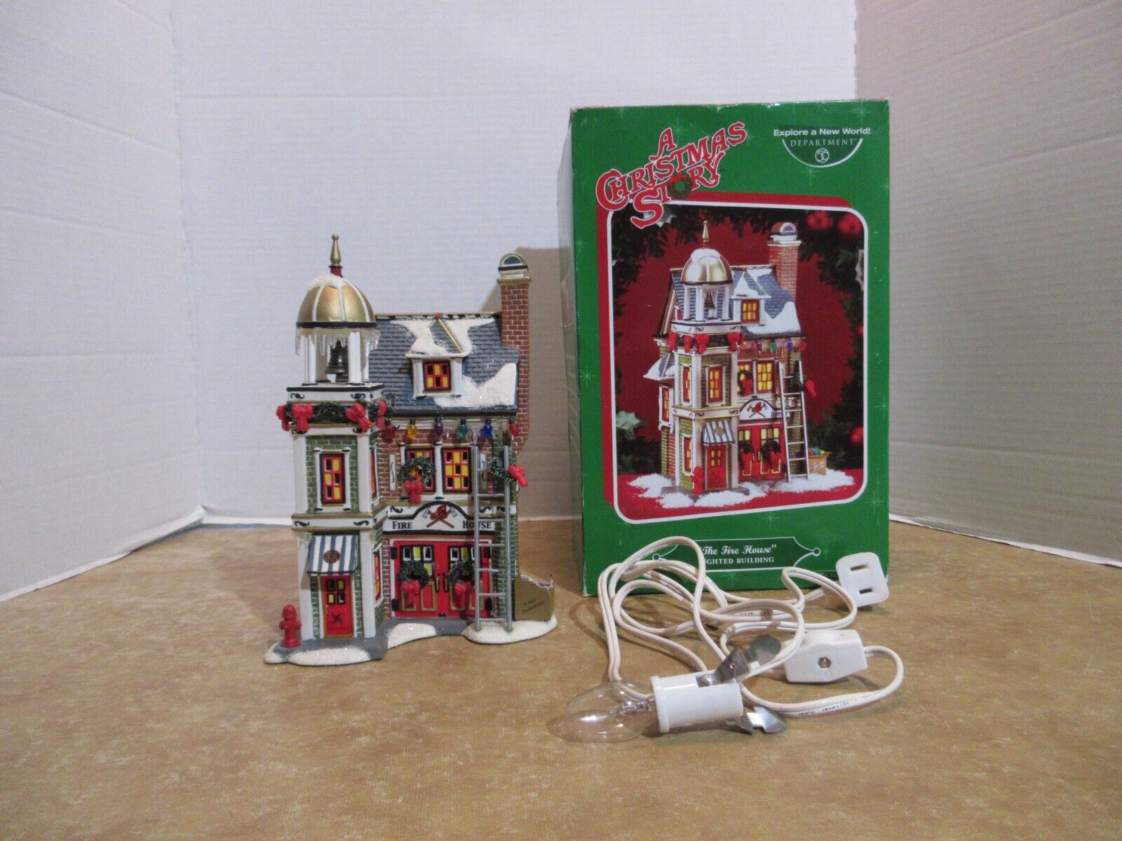 Dept. 56 A Christmas Story 2006 The Fire House Please Read