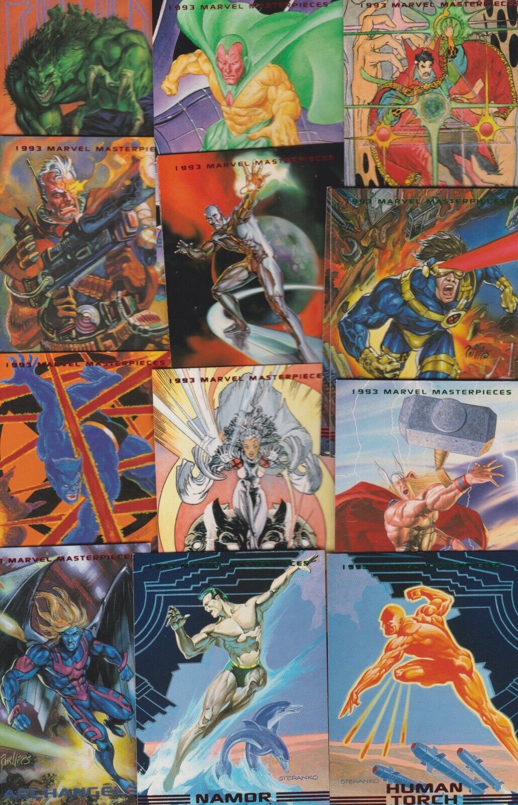 1993 Marvel Masterpieces trading card singles - You Choose