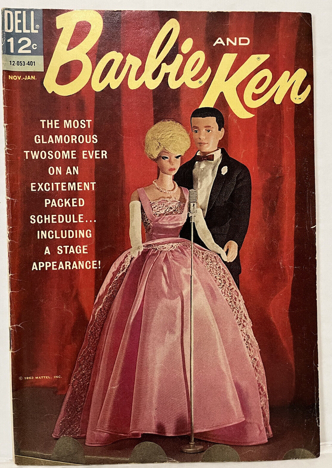 1963 Barbie And Ken Dell Comic Book #5 Mattel Vintage - Excellent