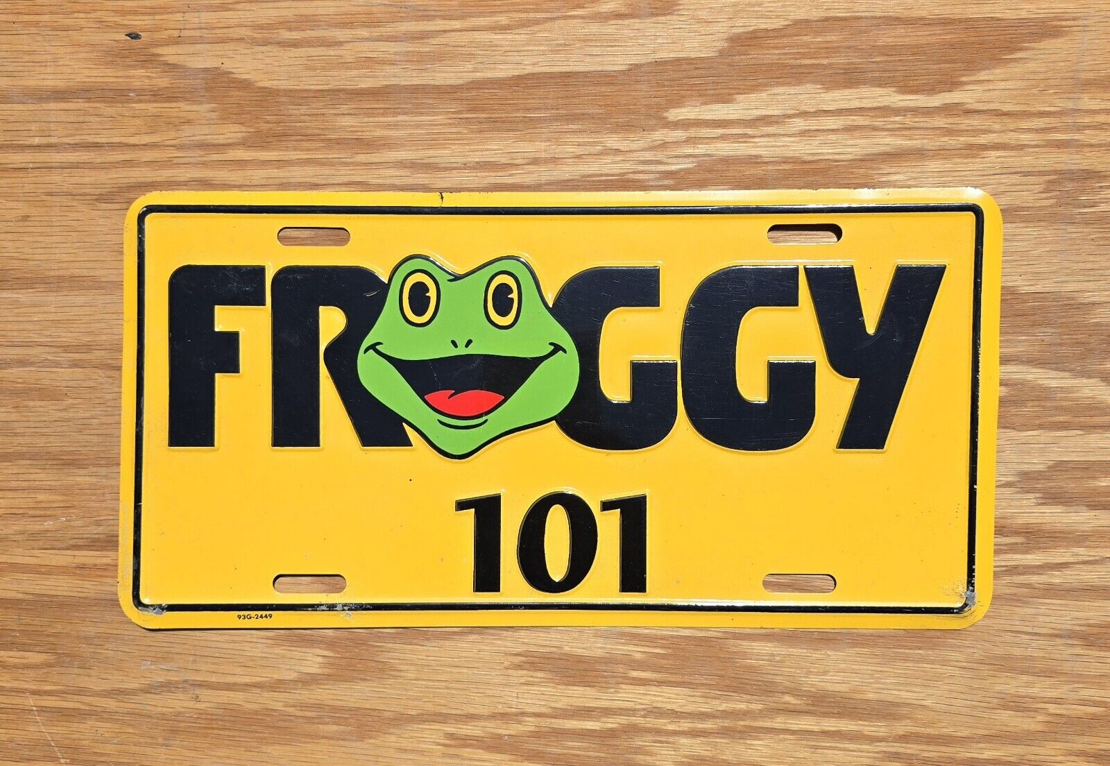 Froggy 101 Metal Booster License Plate -  Pennsylvania - The Office