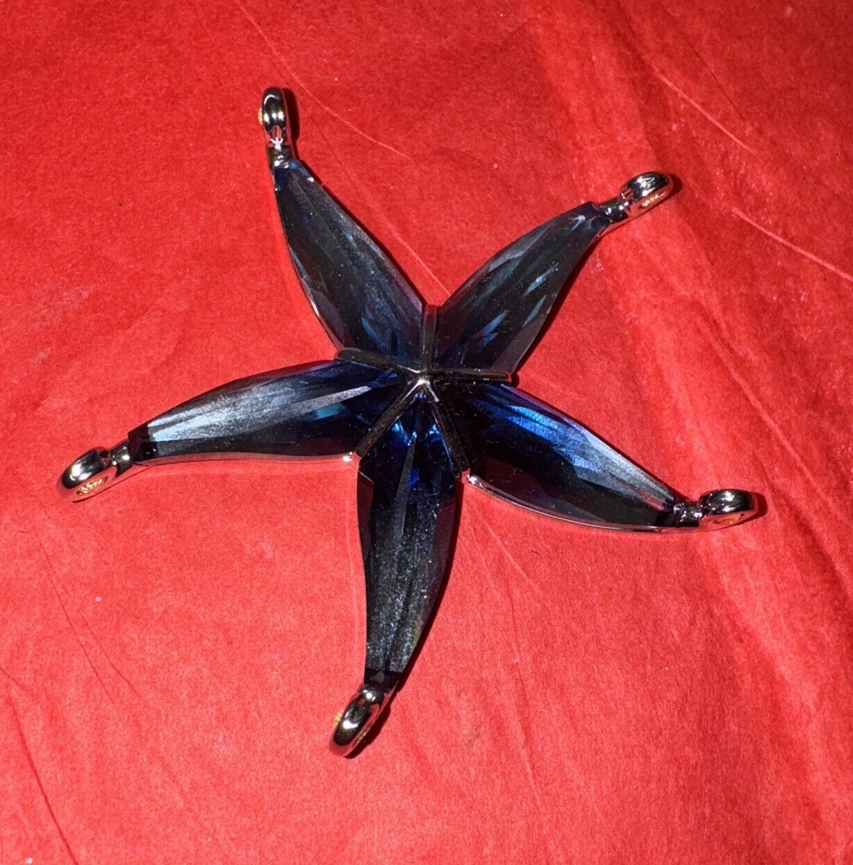 Swarovski Paradise Fish Starfish Cantil Ocean Blue Star Fish 626201 With Box