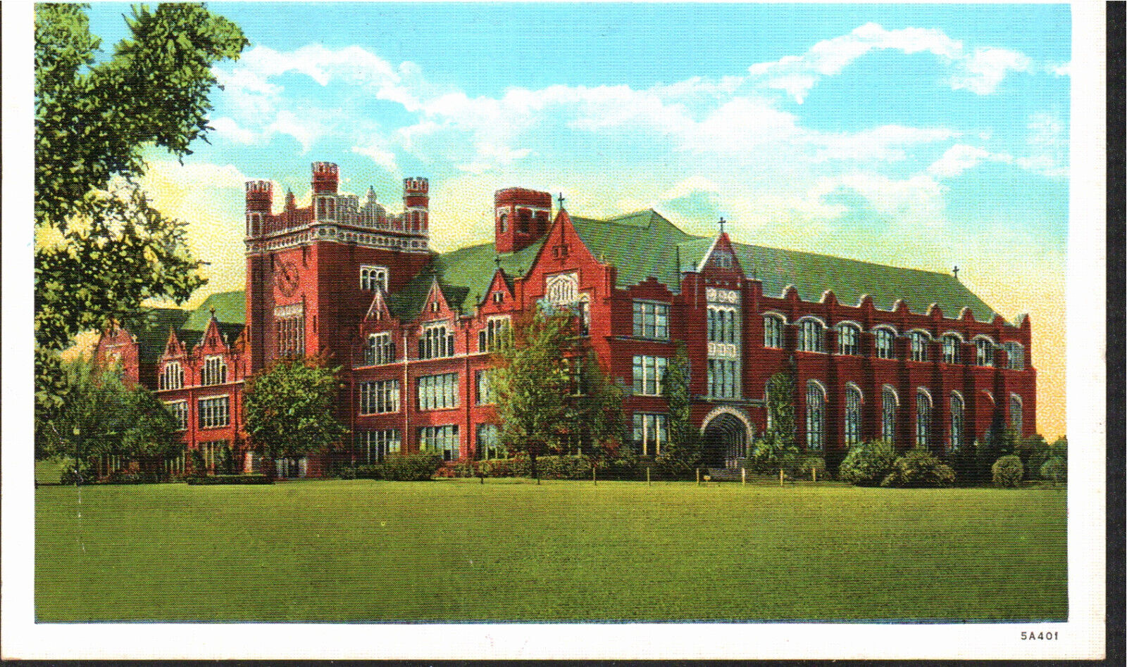 Postcard ID University of Idaho Moscow Administration Building C-1939