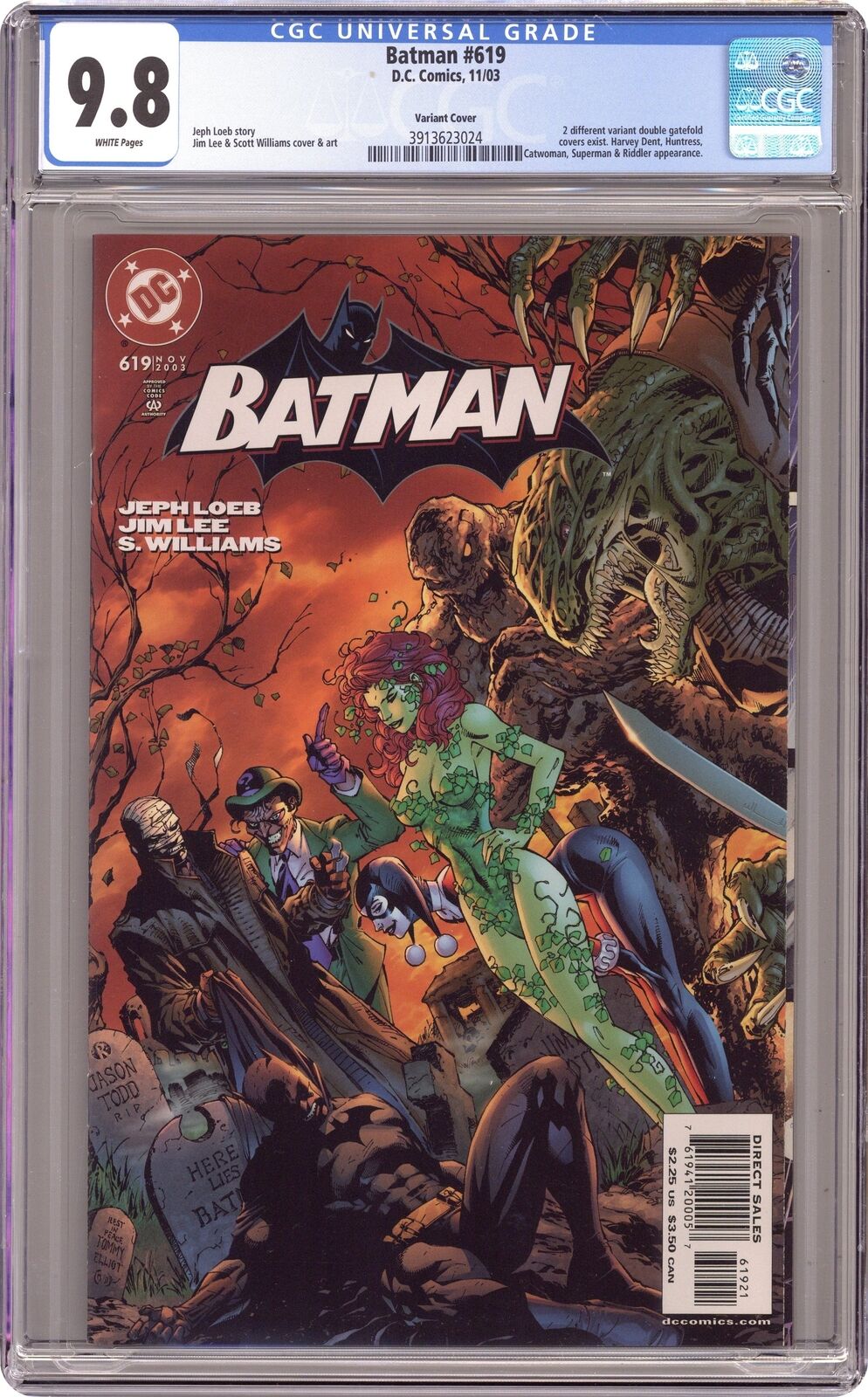 Batman #619B 1st Printing CGC 9.8 2003 3913623024