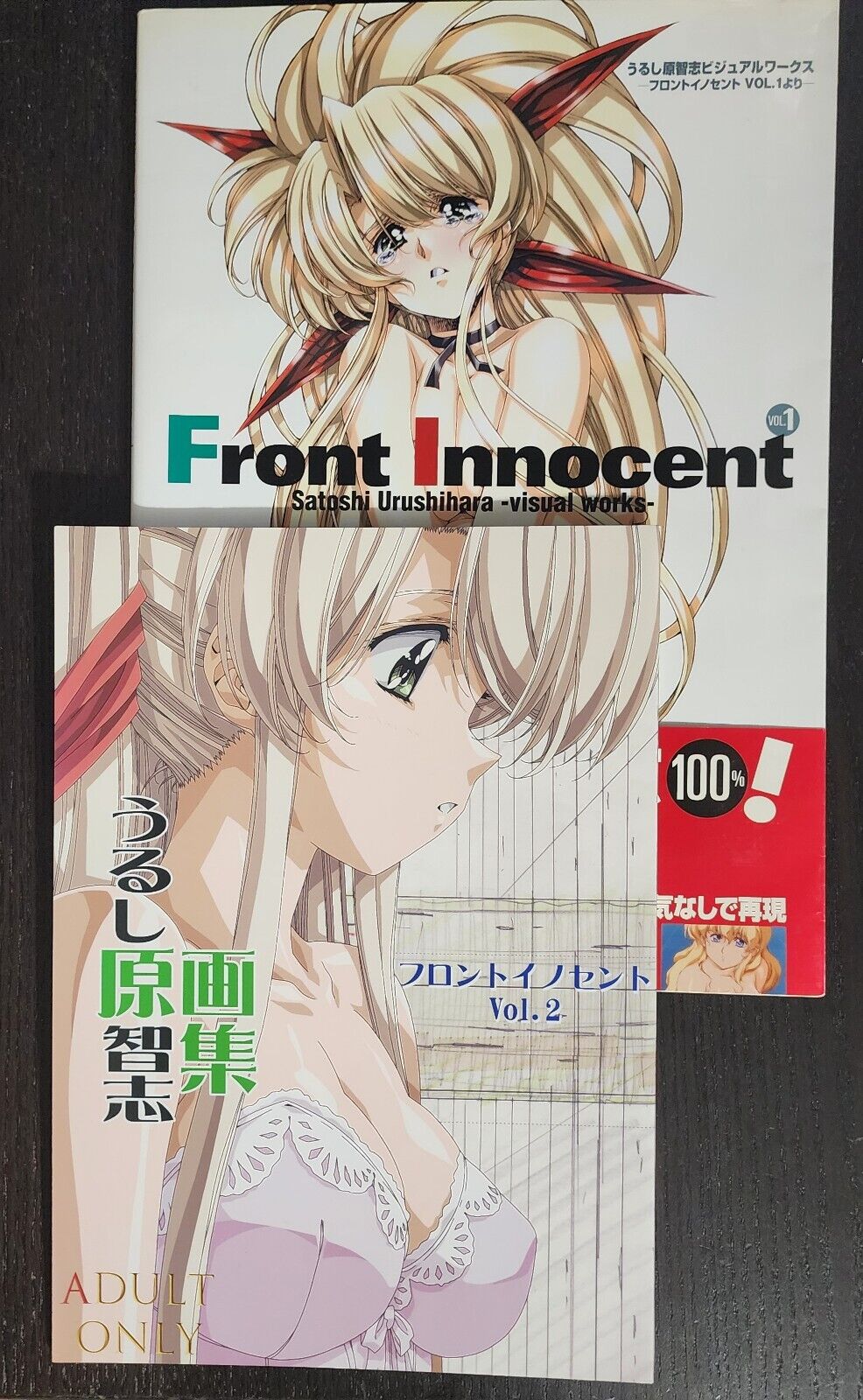 Satoshi Urushihara Visual Works Front Innocent Vol 1 & 2 Illustration Art Books