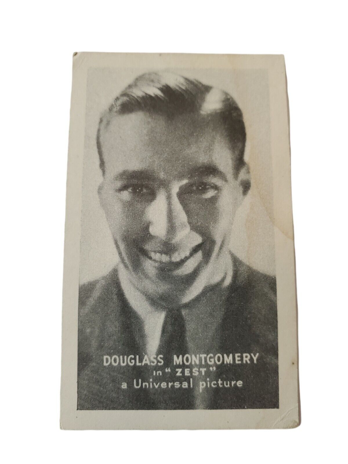 Douglass Montgomery Card 1930\'s Golden Grain, The Burley Blend Granulate Tobacco