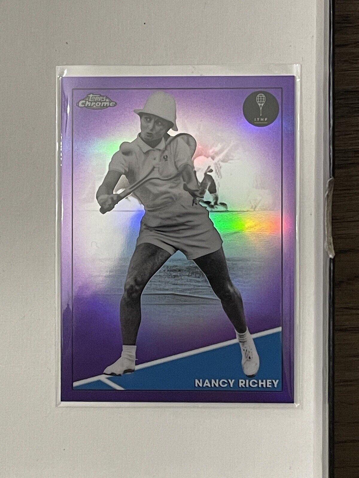 2021 Nancy Richey TOPPS Tennis Purple REFRACTOR #106/199 Card