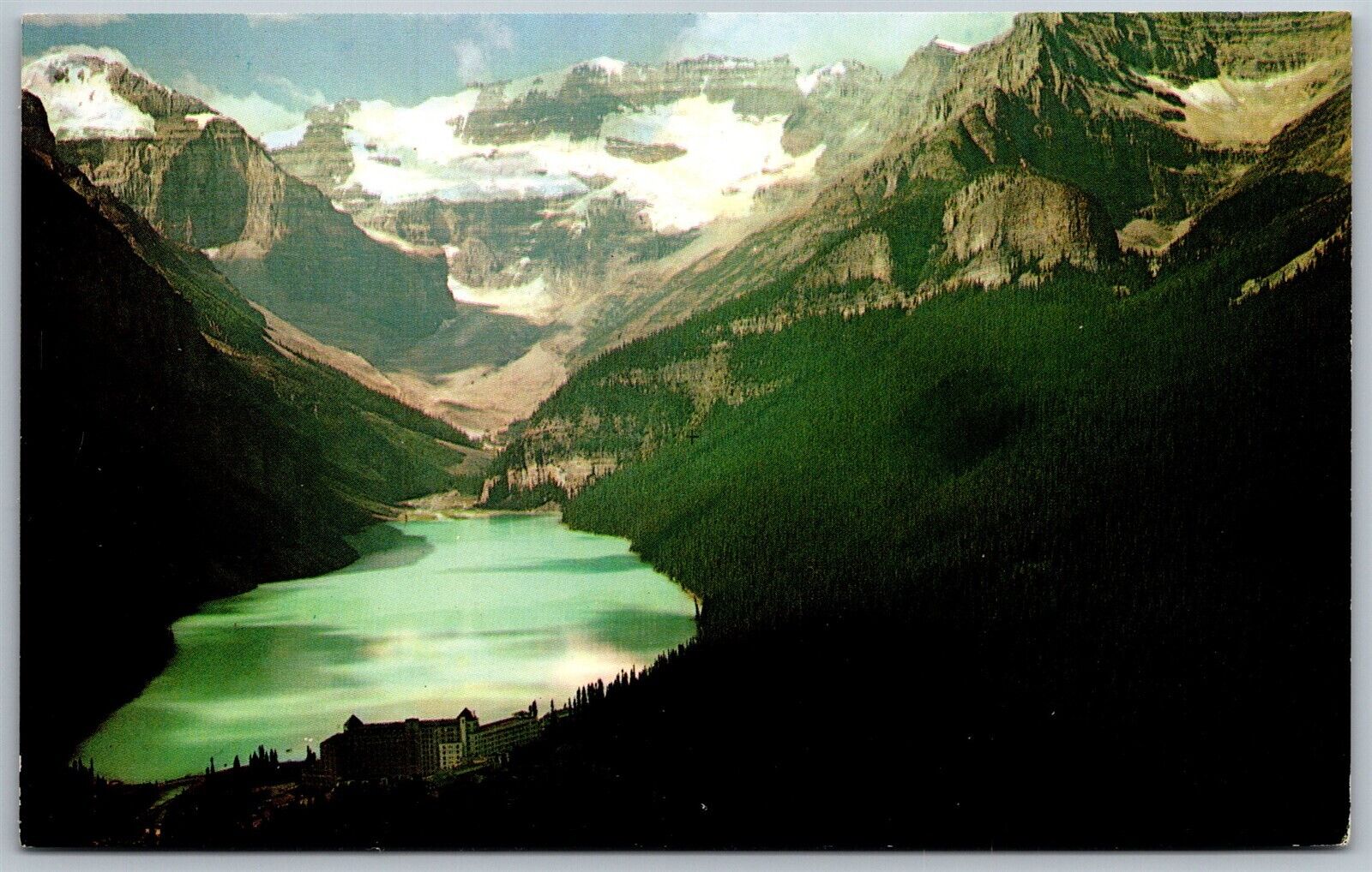 Vtg Canada Alberta Lake Louise in Canadian Rockied Banff National Park Postcard