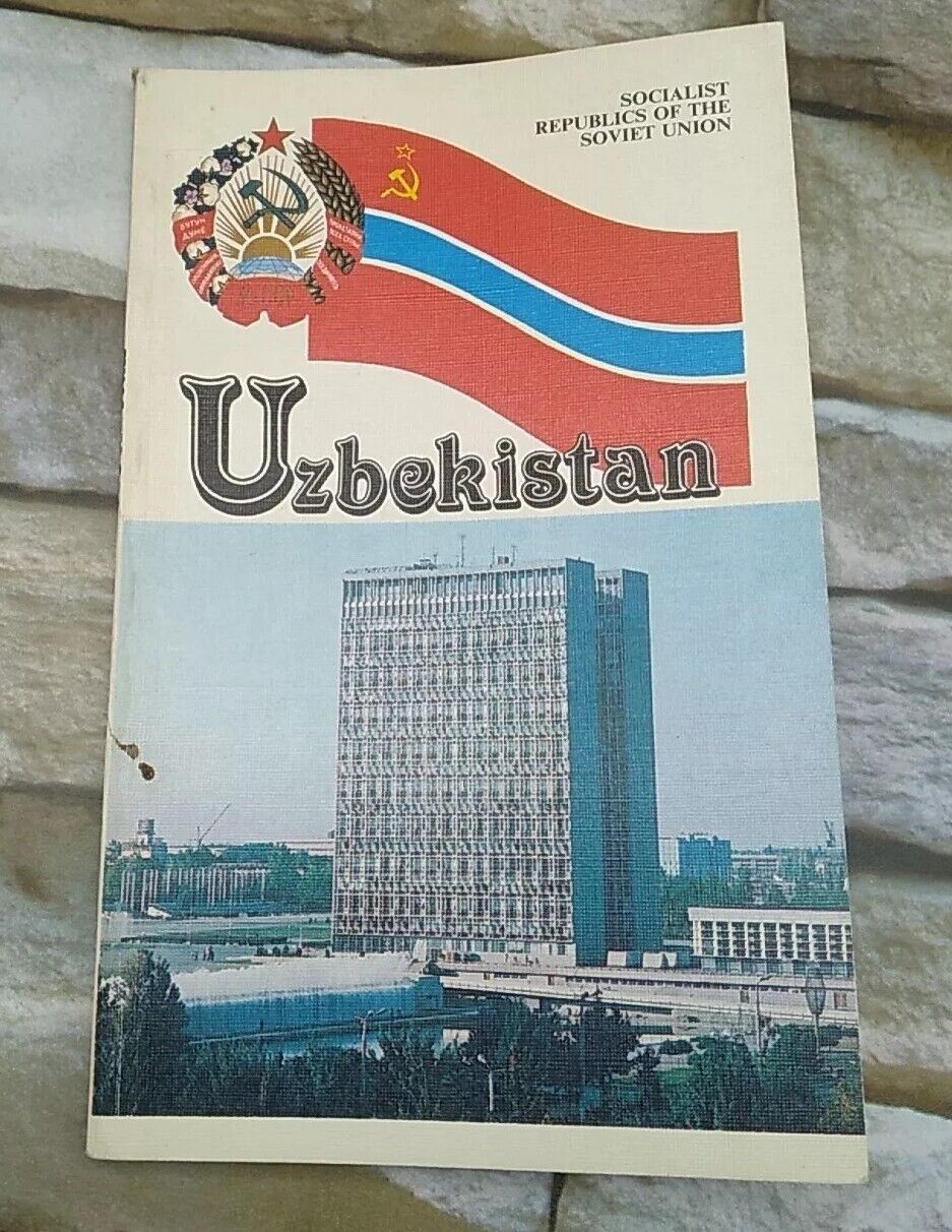 Rare Soviet Book Uzbekistan Novosti Press Agency 1987 Former USSR In English 