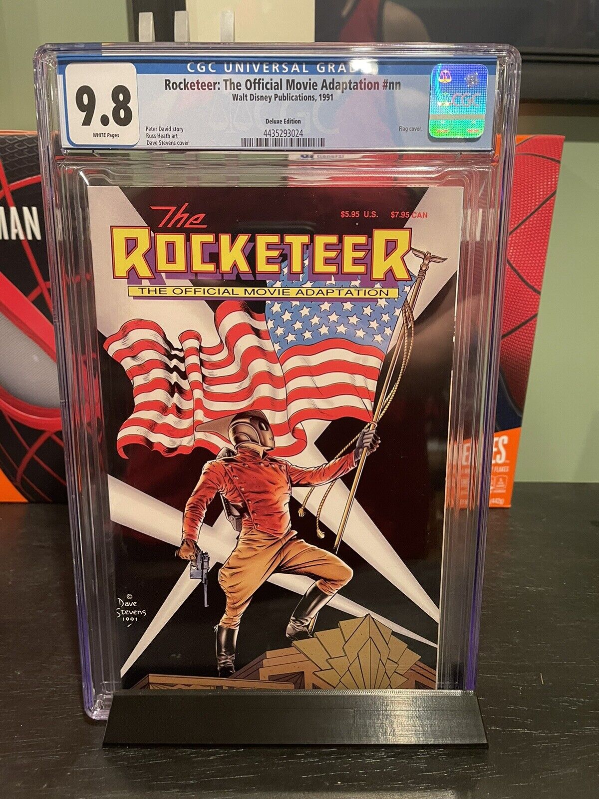 Rocketeer Official Movie Adaptation GN #1-1ST CGC 9.8 1991 Dave Steven’s