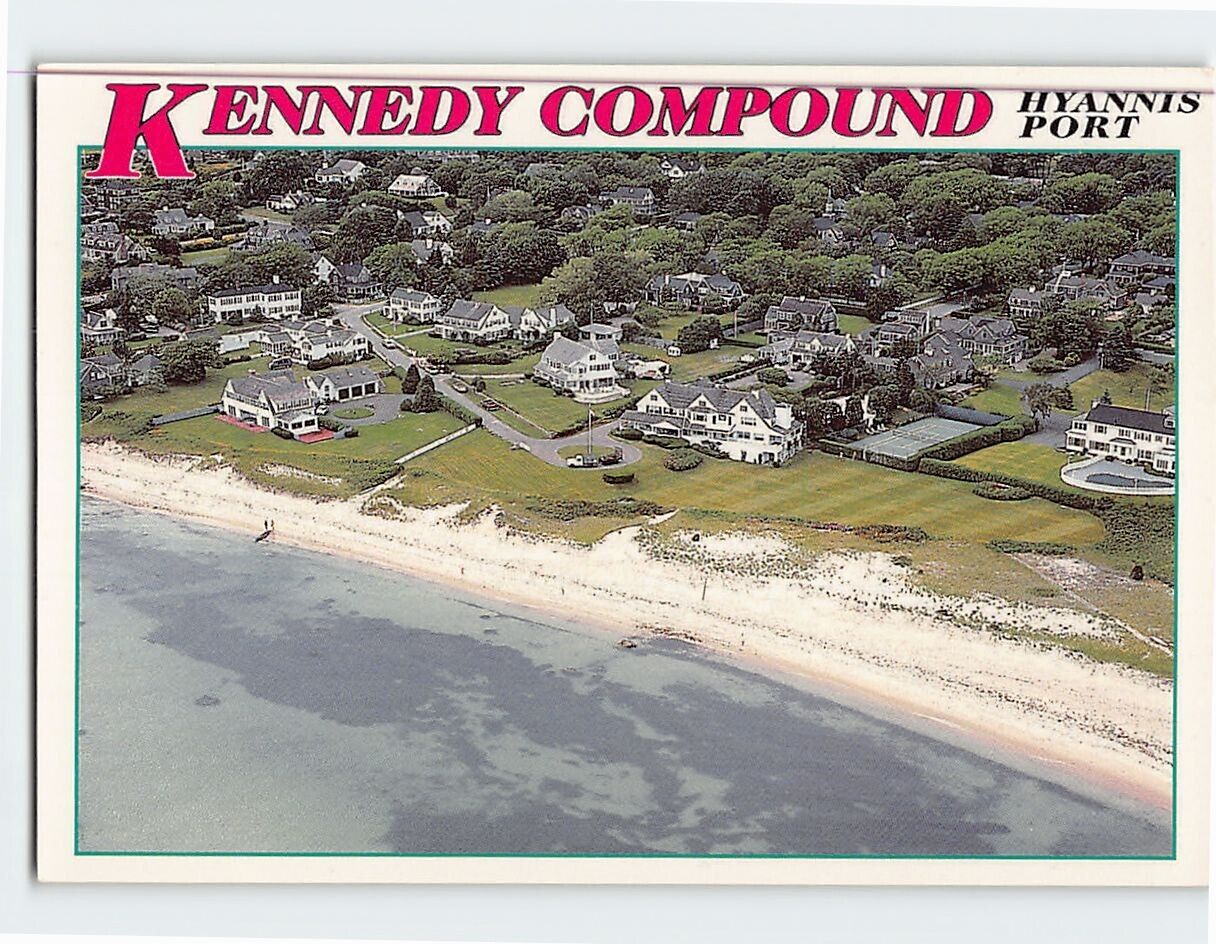 Postcard Kennedy Compound Hyannisport Massachusetts USA