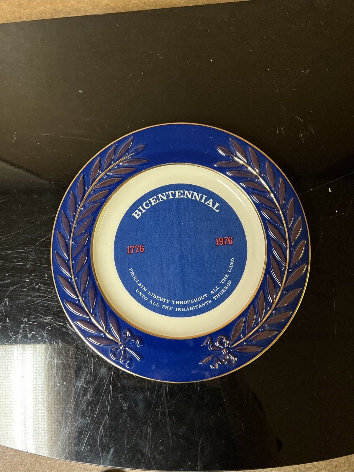 Vintage Bicentennial 10.5 inch Plate - Taylor, Smith & Taylor Co.
