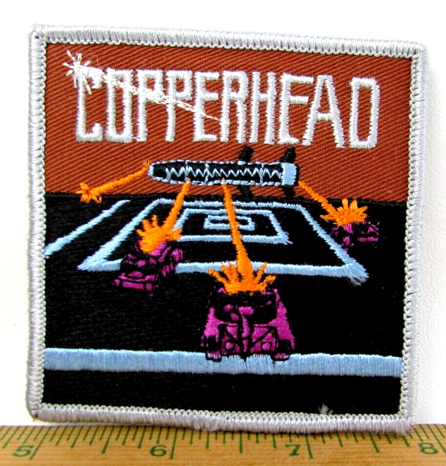 Vintage Copperhead Laser Guided Missile M712 Jacket Patch 155MM US Military
