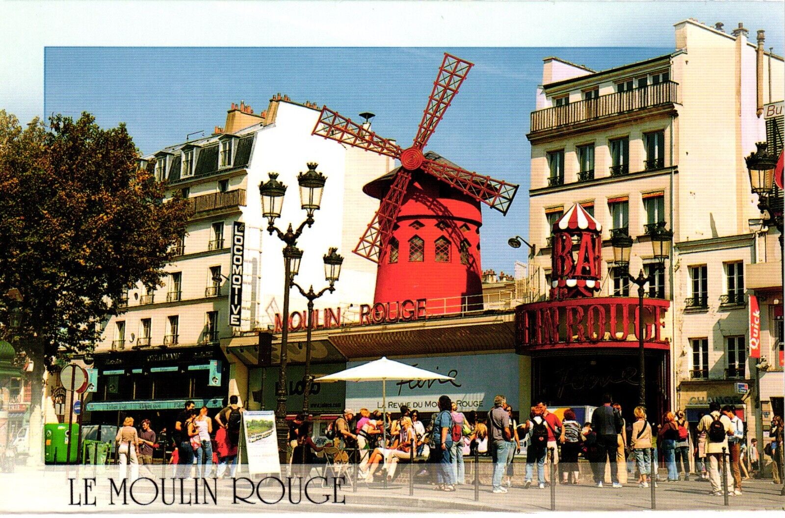 Bal Du Moulin Rouge France Postcard