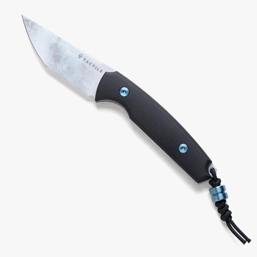 Tactile Turn Icefall Fixed Blade Knife Black Micarta 3V Tanto 20-DK-3V01-ICE