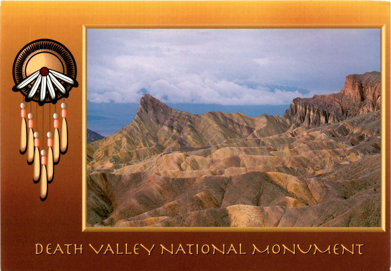 Death Valley National Monument, California, extreme temperatures, Postcard