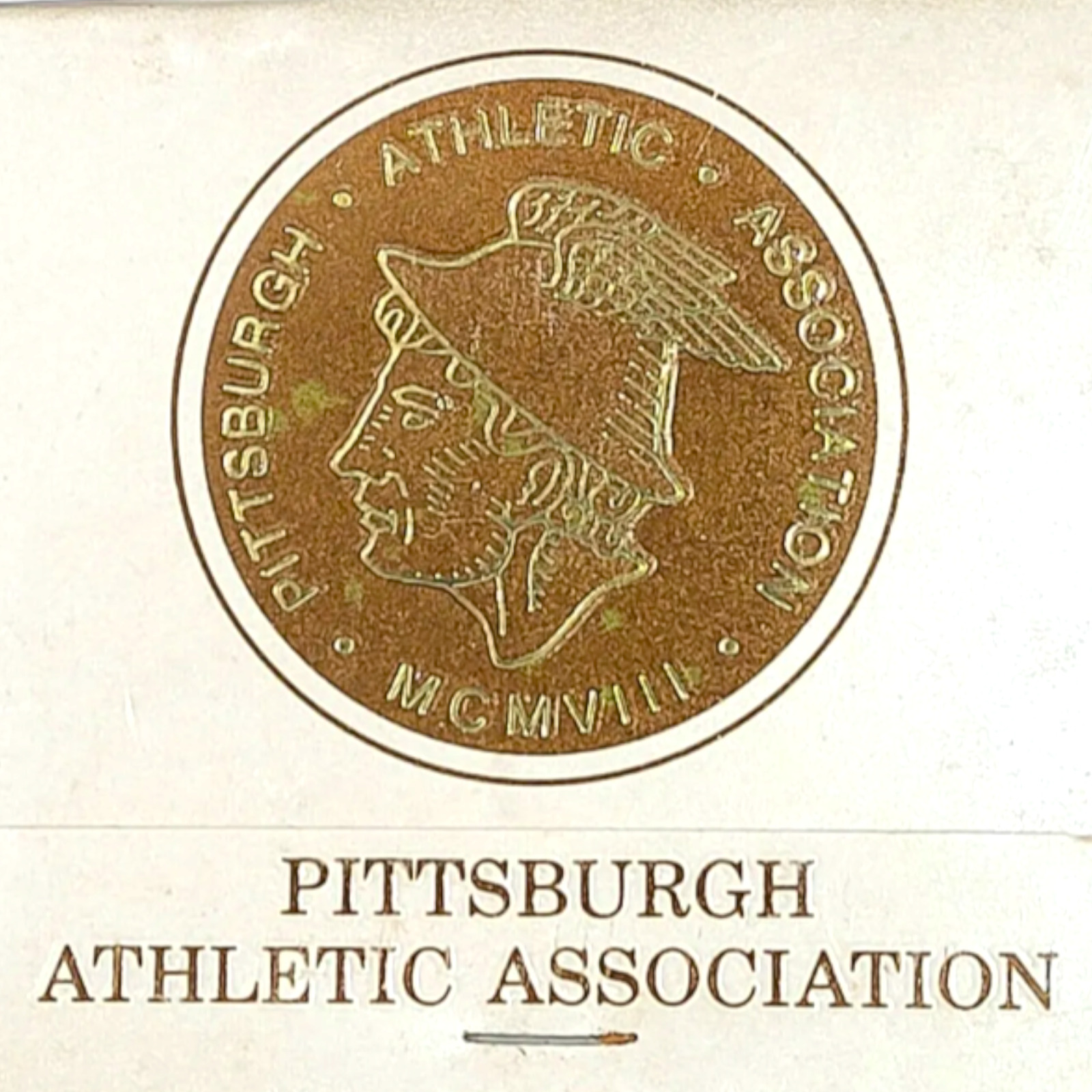 Pittsburgh PA Athletic Association Matchbook Cover Vintage 1960s Advertising