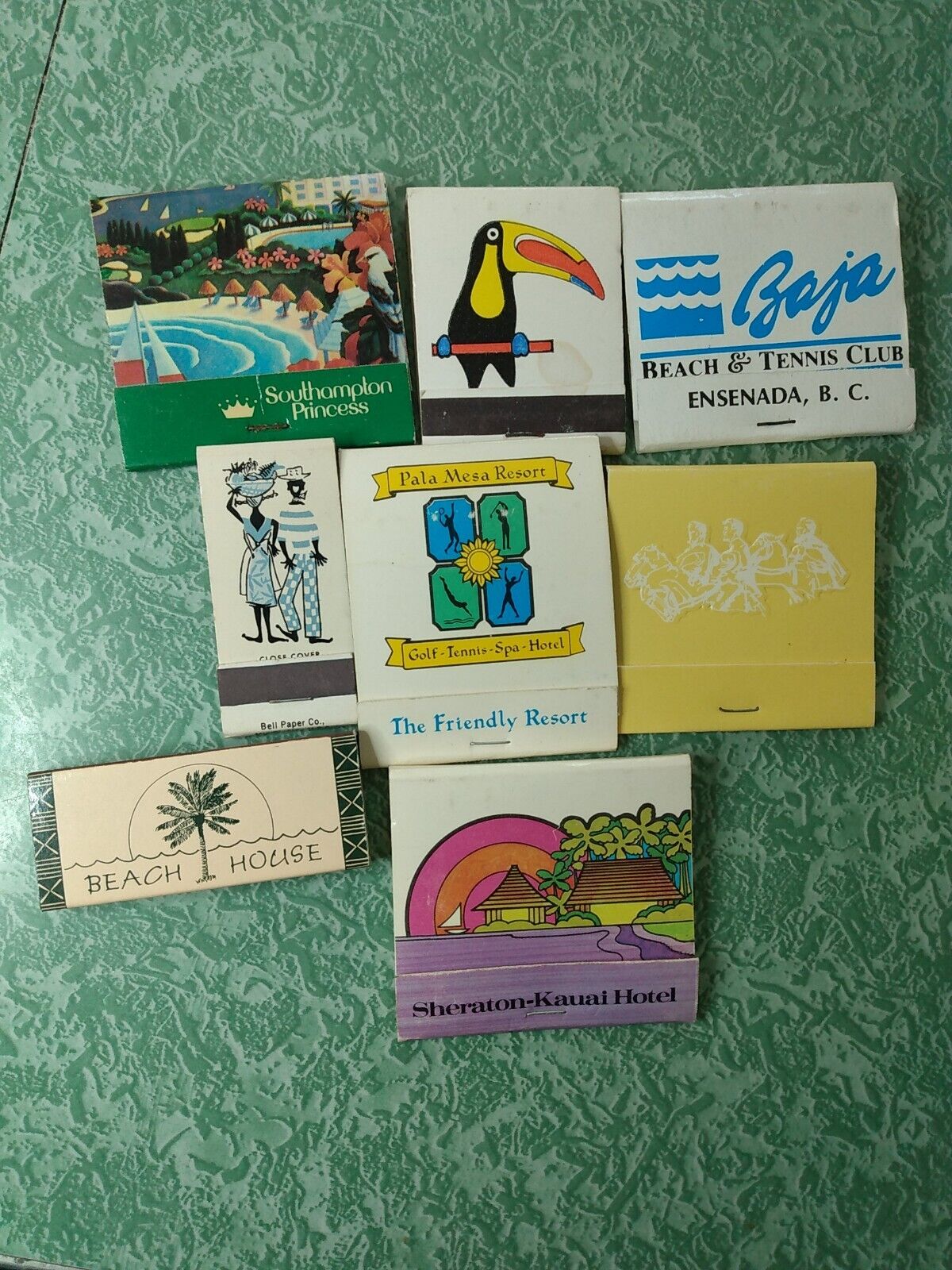Vintage Matchbook Collectible Ephemera F21 lot  vacation island Hawaii various
