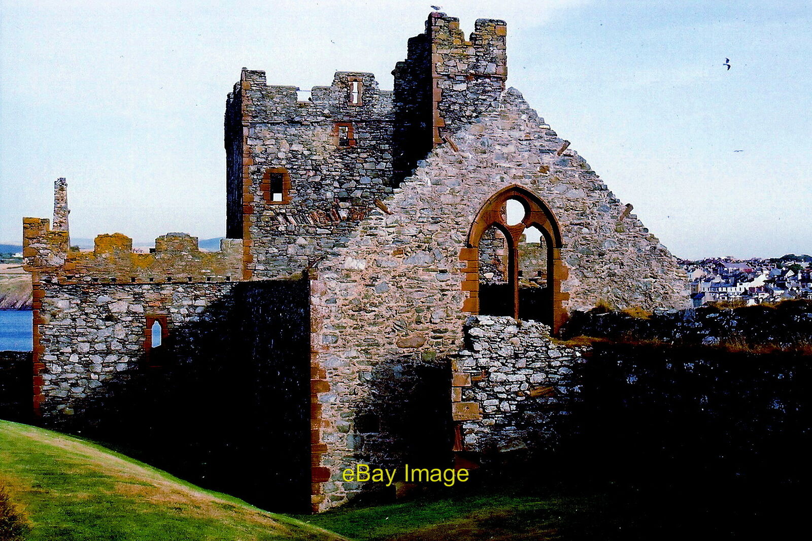 Photo 12x8 Peel Castle interior - St German Cathedral back side View of th c2003