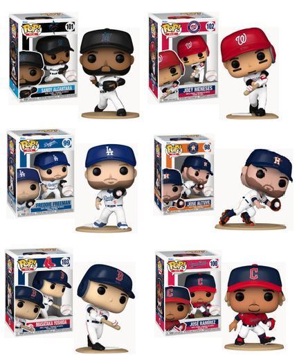 MLB Funko Pop Series 8 Complete Set (6)