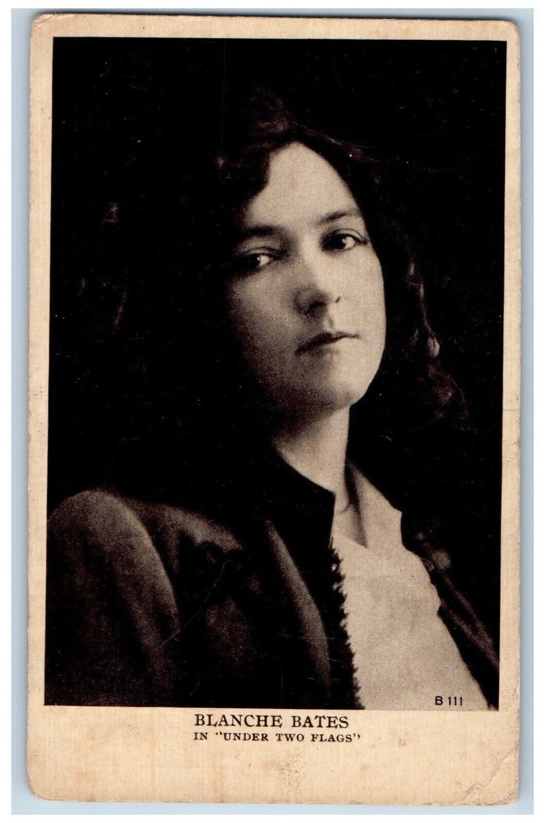 Kensett Iowa IA Postcard Blanche Bates Actress In Under Two Flags 1909 Antique