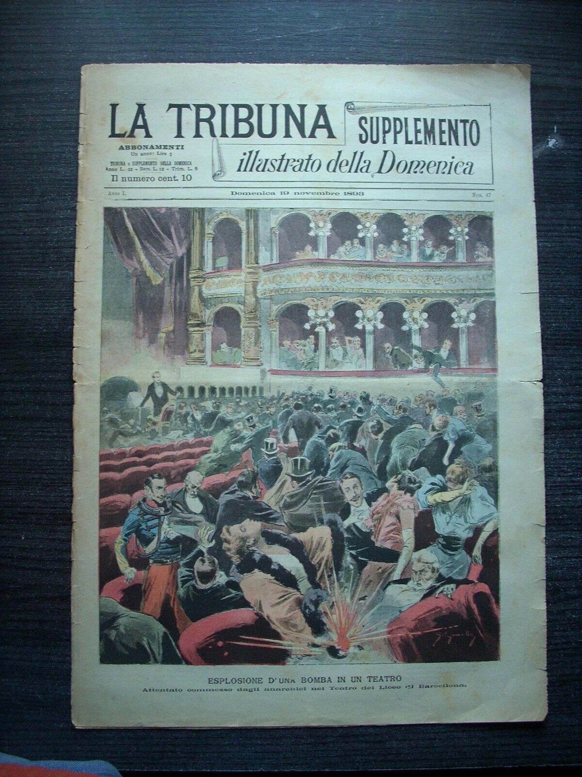 Barcelona bomb attack on El Liceu Theatre 1893 - Kharkiv Ukr lioness kills tamer