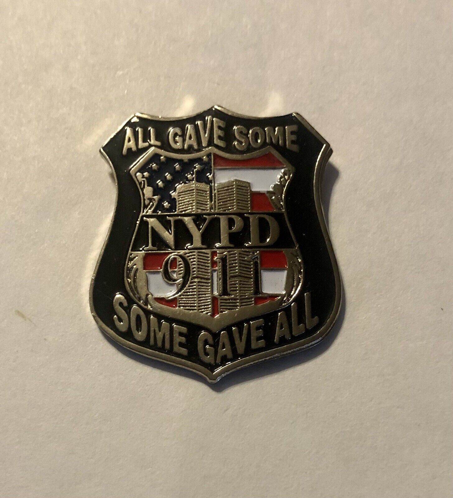 NYPD New York City Police Department “All Gave Some, Some Gave All” 9/11 Pin
