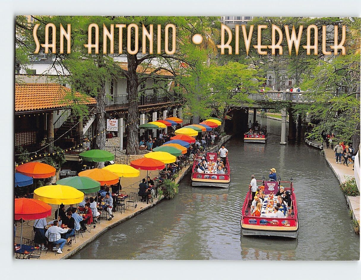 Postcard San Antonio Riverwalk San Antonio California USA