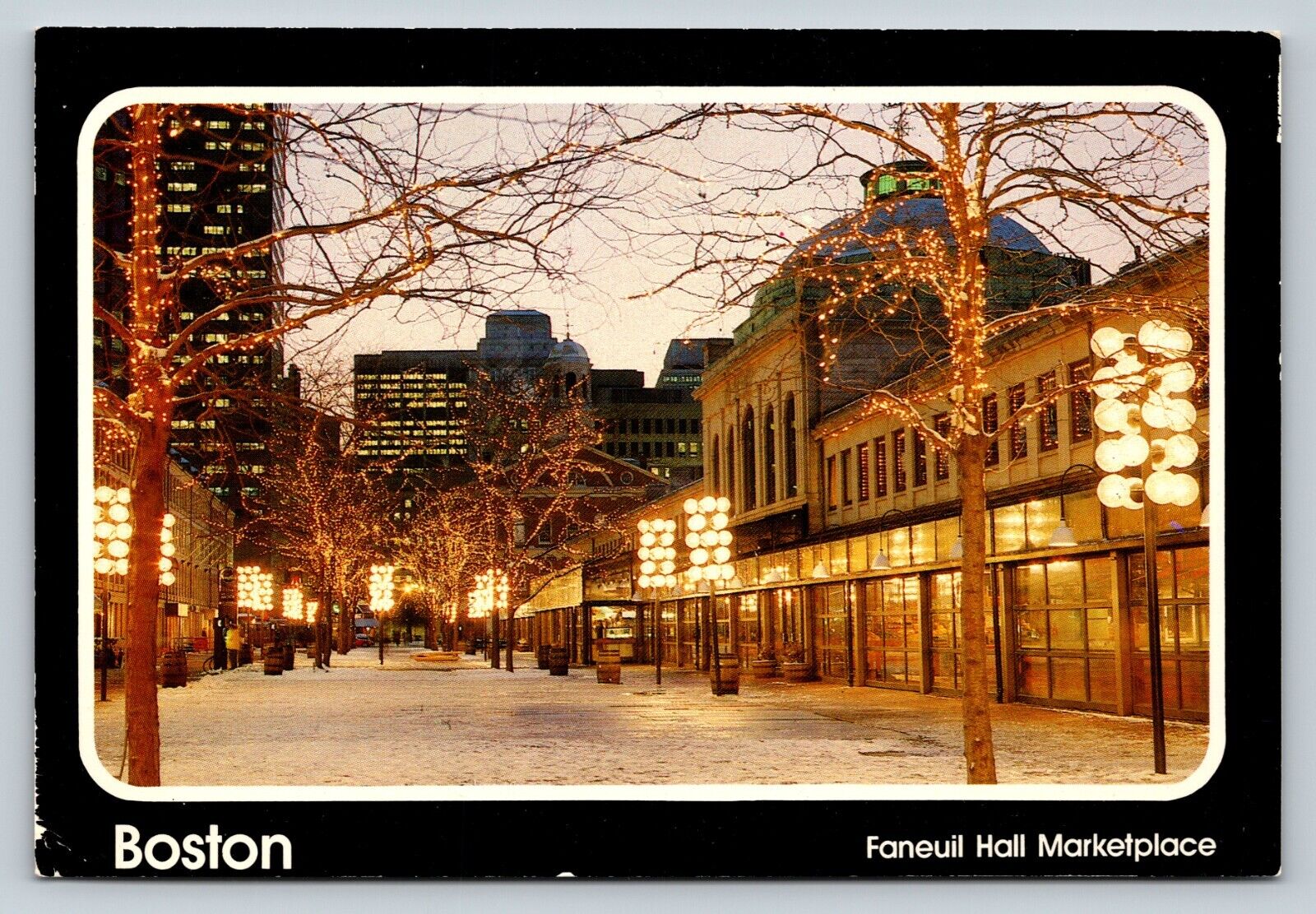 Faneuil Hall Marketplace Boston Massachusetts 4x6\