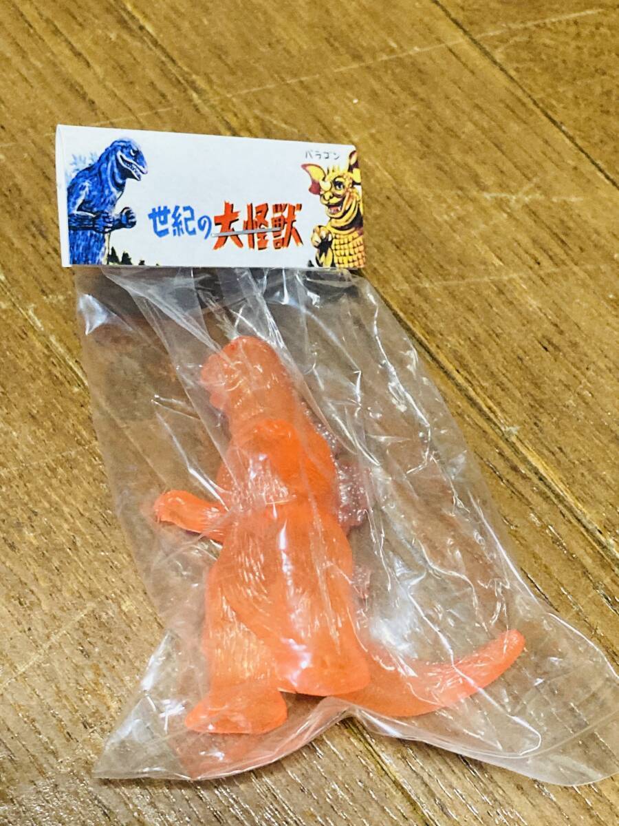Marusan Marugacha Toho Kaiju Series Godzilla 1974 Orange Clear Colored Pop-Up As