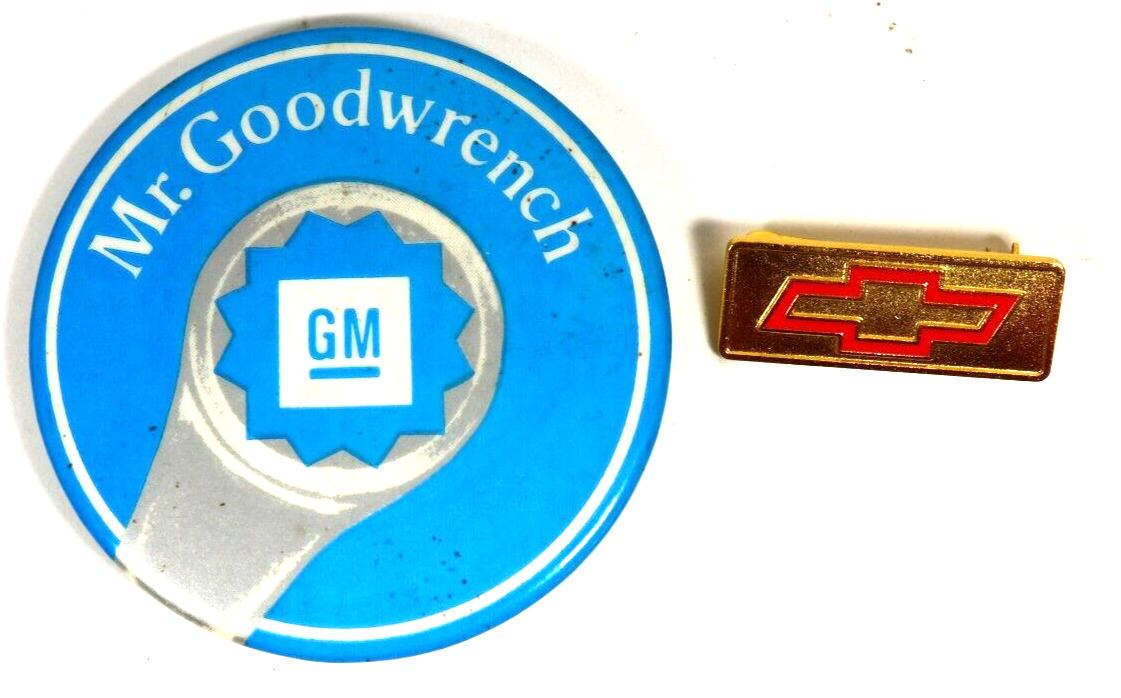 vintage chevrolet gm mr goodwrench button