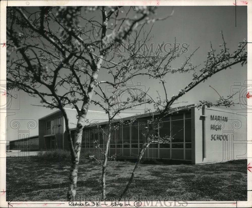 1961 Press Photo Marian High School - hca32168