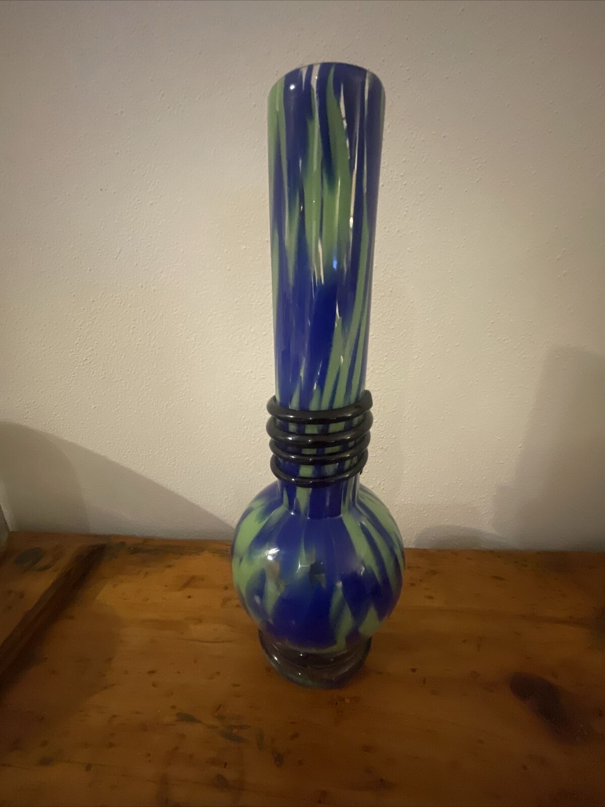 Vintage Multicolor Glass Vase