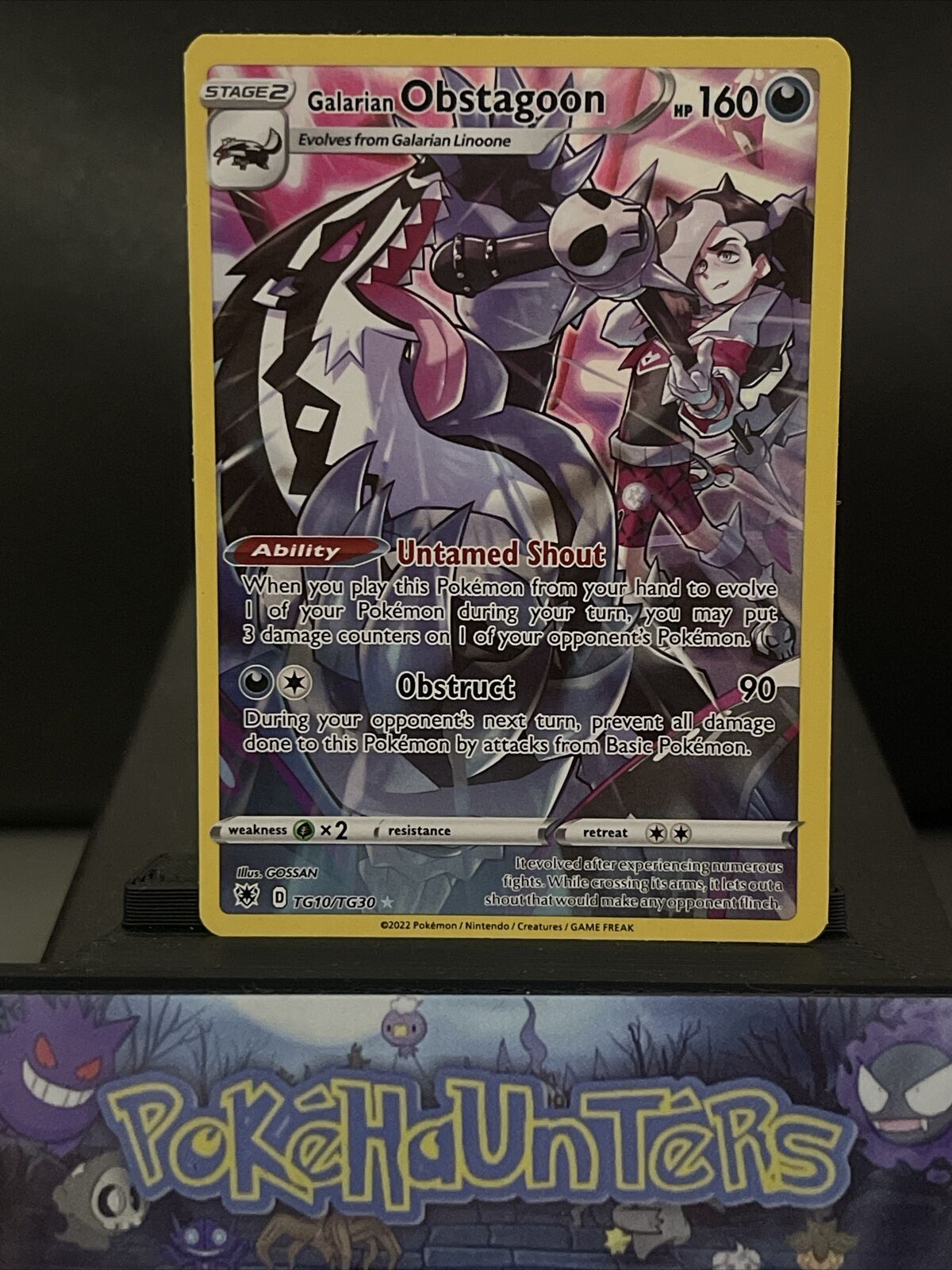 Pokemon Card Galarian Obstagoon TG10/TG30 Astral Radiance Character Rare NM
