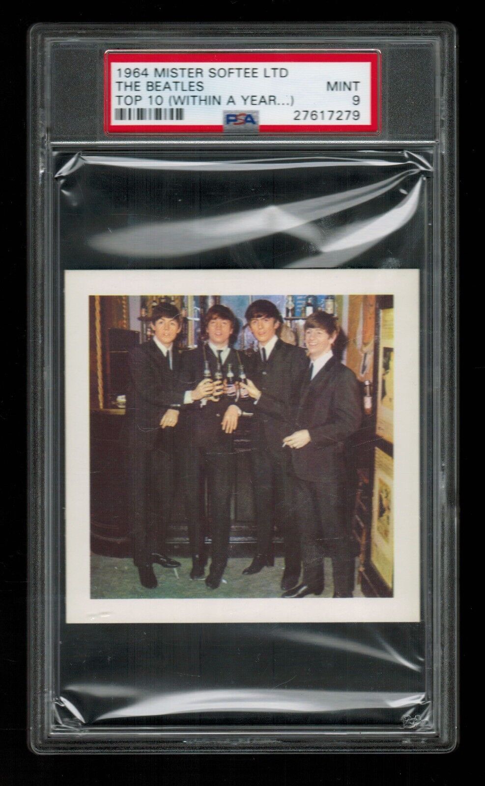 PSA 9 THE BEATLES 1964 Mister Softee Top 10 (Within A Year)