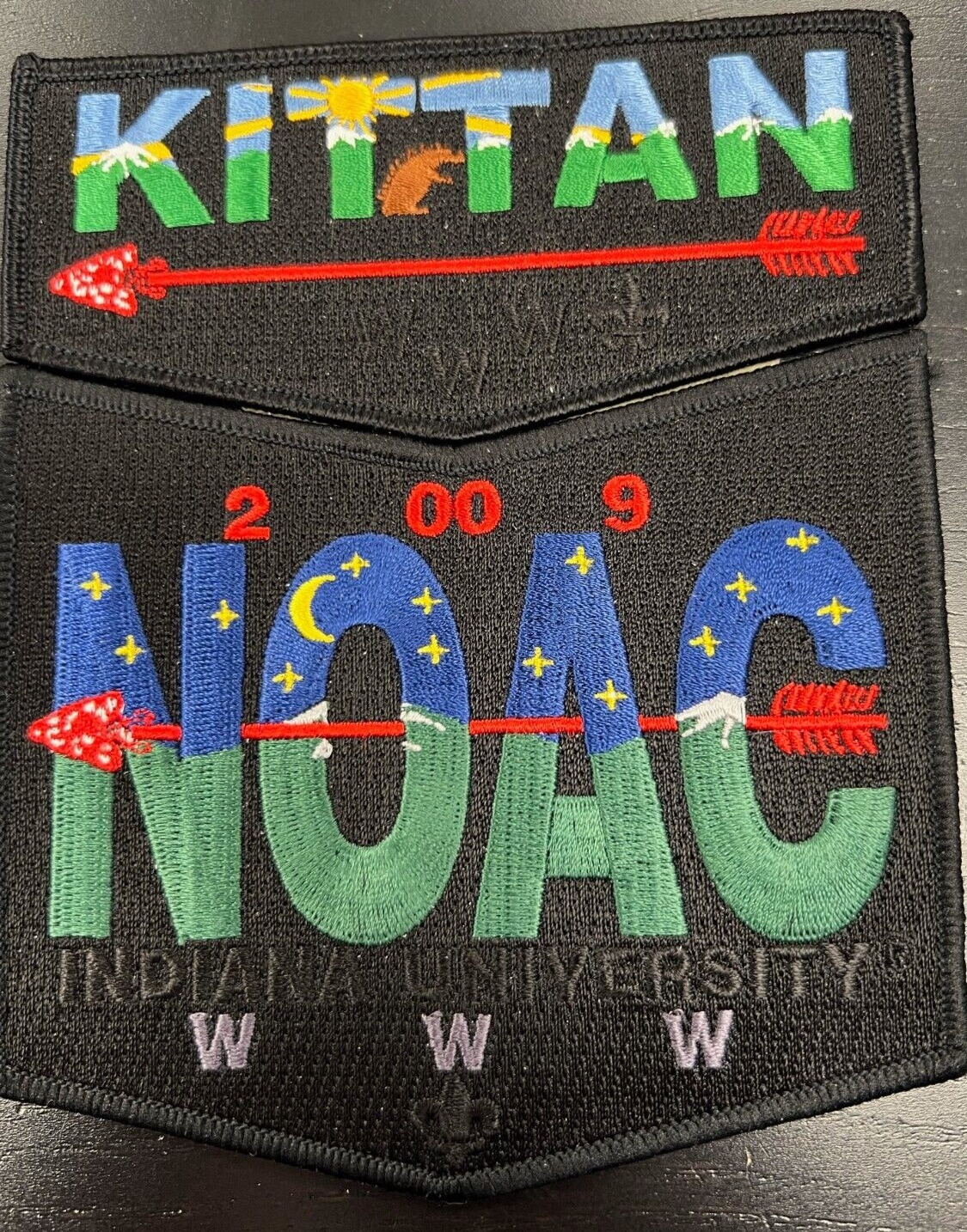BSA Order of the Arrow Kittan Lodge 2009 NOAC Pocket Flap Patch