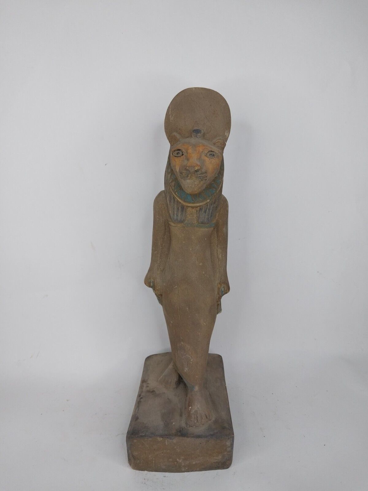 RARE ANCIENT EGYPTIAN ANTIQUE Statue Old Sekhmet War Hunting Healing 1730 Bc