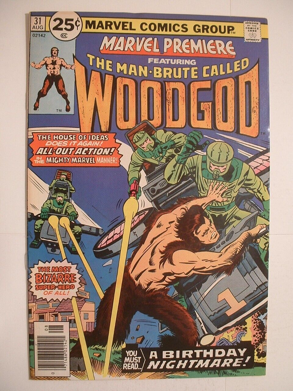 Marvel Premiere #31 - Marvel 1976 - Woodgod: the Hero with Hooves