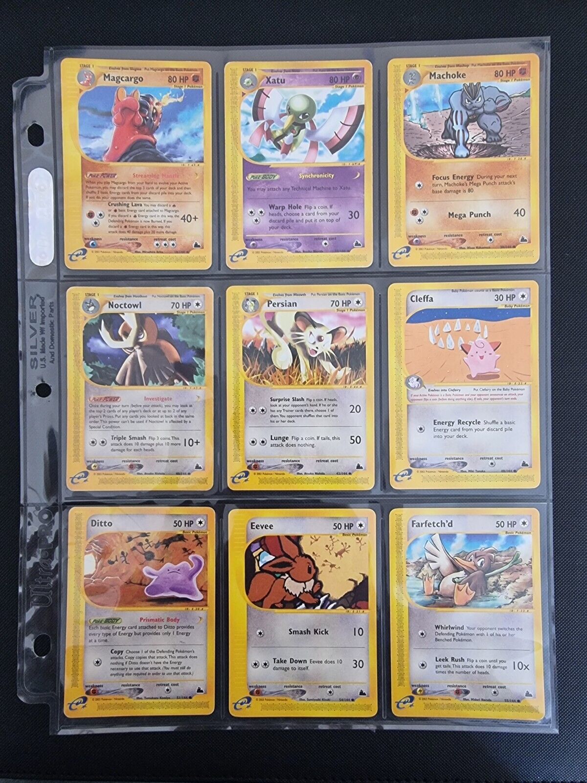 Skyridge Pokemon Card Bundle X 44 | RARES | Very Good Condition | NON HOLO