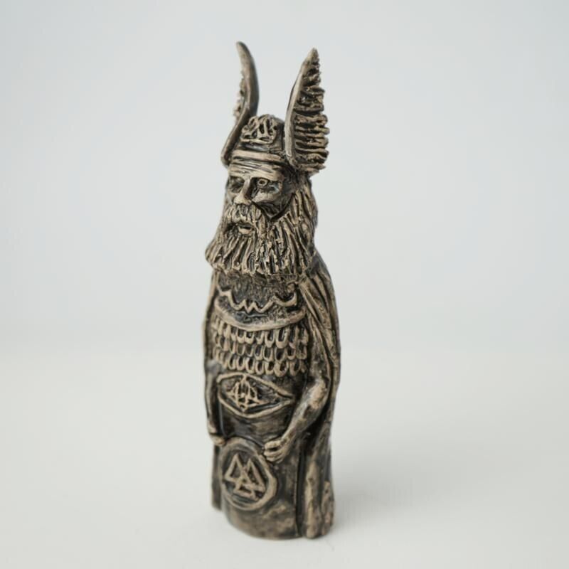 Slavic Saint Figurine Small Old Ceramic Handmade Art Decor Ukraine Collectibles