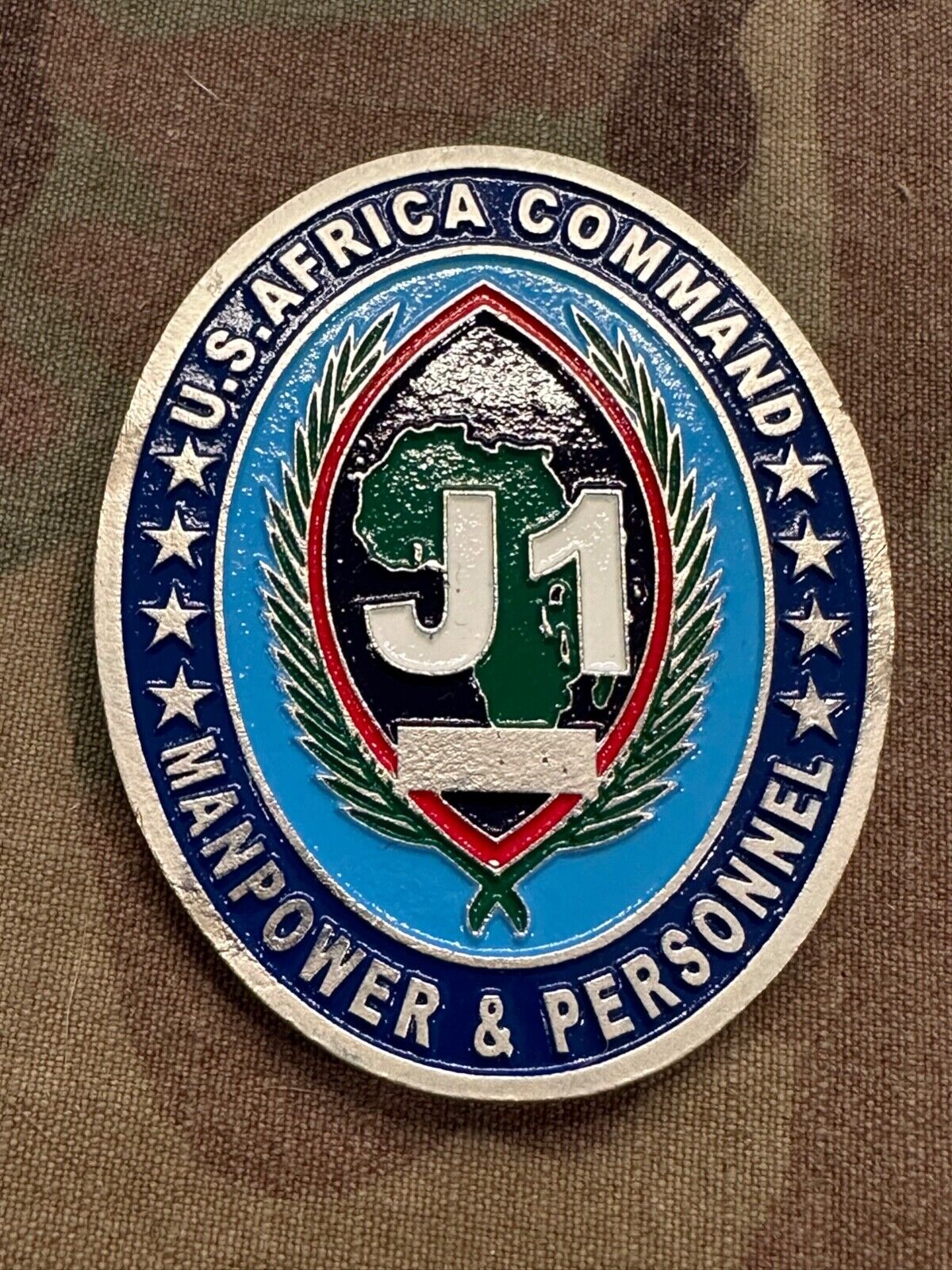 US AFRICA COMMAND (AFRICOM) J1 Manpower & Personnel 2018 Joint Challenge Coin