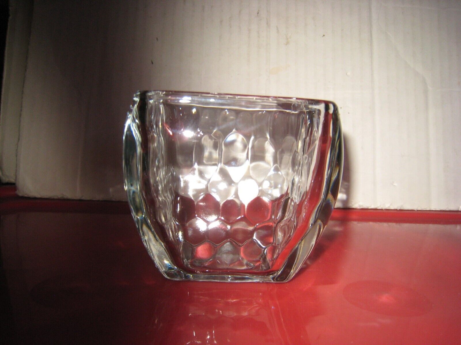 Partylite Dimpled Clear Glass 3\